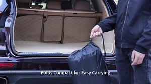 XEEP Rolling Creeper Mat 60x28,2026 Updated Under Car Repair Pad, Portable Creeper Rolling Mat with Storage Bag & Towel & Glove, Foldable Mechanics Mat for Uneven Surfaces, Working On The Ground Car