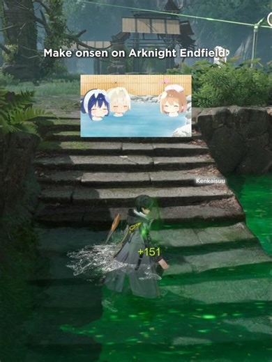 Make onsen in game Arknight Endfield #arknight #arknightendfield