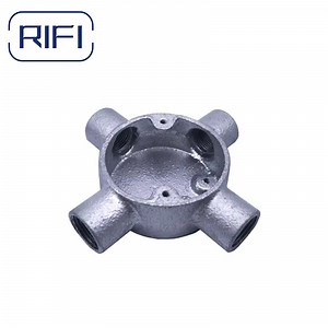 [Hot Item] Galvanized Malleable Iron Electrical Conduit 4 Way Box Round Electrical Box