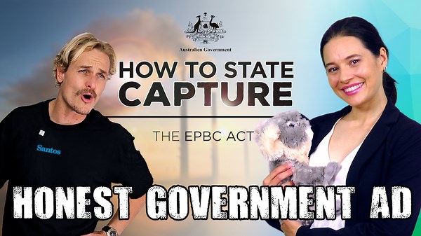 137K views · 4.7K reactions | The Australien Government has made an ad about our broken environment laws, and it's surprisingly honest and informative ✨ feat. special guest Punter's Politics ✨ feat. Zoë Amanda Wilson  Produced by our Patrons | The Juice Media | Facebook