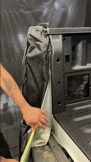 Nothing more satisfying than that peel of a fresh LINE-X coating.