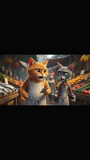 Chef Cat vs Assistant Cat 🍳🐱 Cooking Turns Into Chaos! #cartoon