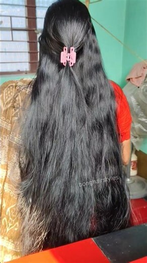 Silky Smooth Indian Long Hair Hairstyles 💖
