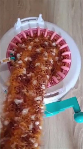 Machine Knitting loom for beginners step by step #knitting_loom #crochet #scarf #knitting
