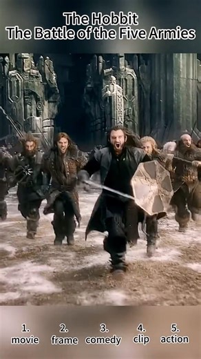 The Hobbit: The Battle of the Five Armies (2014) | Thorin’s cavalry charge ignites hope ⚔️🔥