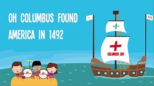 Columbus Day for Kids | Columbus Day Song Lyrics for Kids | Christopher Columbus Song
