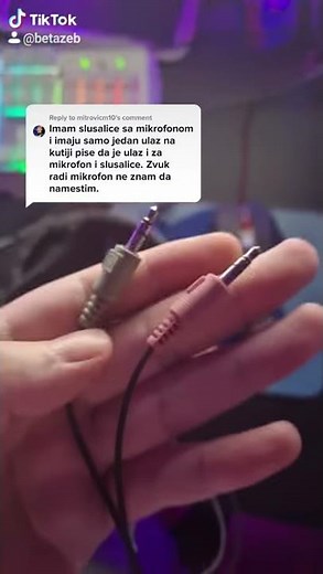 kako povezati mikrofon od slusalica *tutorial*