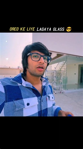 Oreo ke liye lagaya Glass 😎 #sauravjoshivlogs piyush Saurav Joshi memes Oreo Reaction