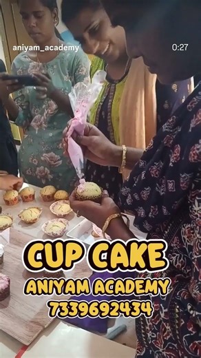 Baking Workshop ###Basic to Advance Class #### cup cake,cookies,Brownie, Aniyam Academy Madurai ###