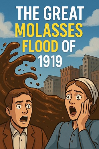 172K views · 2.9K reactions | In 1919, Boston was hit by one of the strangest disasters in U.S. history… a 25-foot wave of molasses rushed through the streets at 35 mph, killing 21 people and injuring 150. For decades, locals swore the city still smelled like molasses on hot days  #HistoryFacts #WeirdHistory #StorytimeUSA #DidYouKnow #ViralHistory #USHistory | Stories with Colleen | Facebook