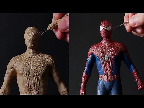 Sculpting SPIDER-MAN | The Amazing Spider-Man 2 Suit [ Andrew Garfield ] Timelapse
