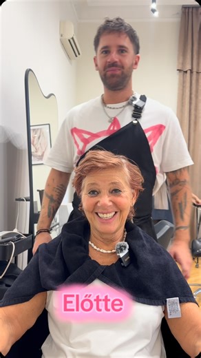 Salon Frohner on Instagram: "Na miylen lett a Édesanyám sérója?? Maradhat a recin dolgozni?Hogy látjátok?😀🔥🫶🏼 #salonfrohner #igoravibrance #schwarczkopfpro"
