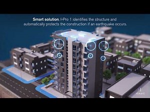 Mass Damper system animation - ISAAC smart seismic protection system I-Pro 1.