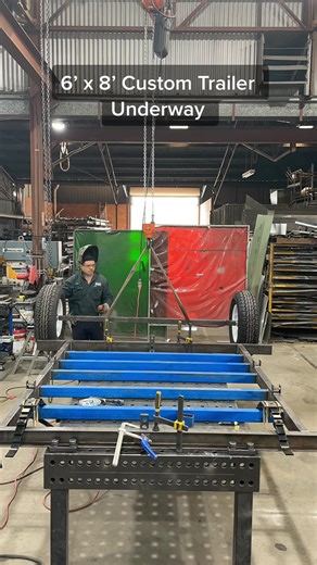 Custom Fabrication: Designing a Unique 6’ x 8’ Custom Trailer