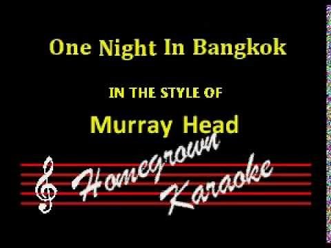 Murray Head-One Night In Bangkok Karaoke