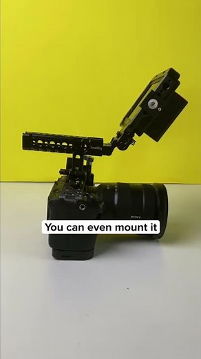 The ONLY Way to Mount a Monitor on Your Camera!