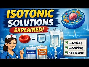 Isotonic IV Fluids: Mechanism of Action and Indicationsal ( Normal Saline) Part 2