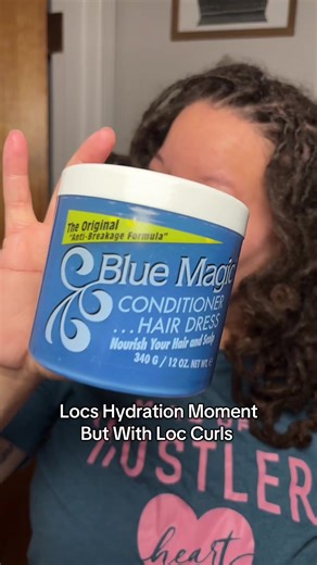 Hydrating Locs with Beautiful Curls