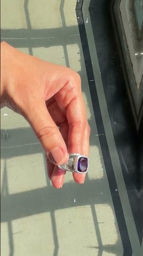 Amethyst Ring | Natural Amethyst Silver Ring | Katela Stone Ring Benefits | MyRatna #amethyst