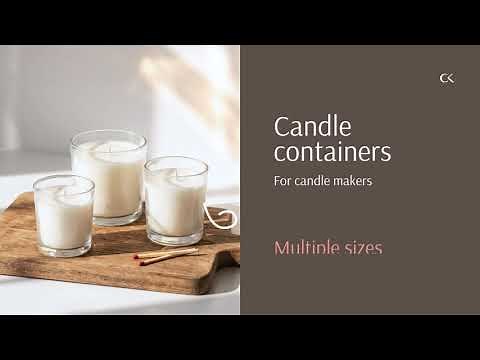 Candle Containers in Multiple Sizes & Shapes | For Candle Makers | Creopack