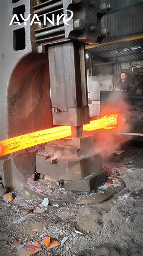 🔥 Single-Arm Electro-Hydraulic Hammer 🔥 Forge round bars with precision and efficiency! 💪 Perfect for high-quality metalworking and industrial forging. 📩 DM us for details & quotation. 📱 WhatsApp: 86-18838301832 #Forging #HydraulicHammer #Metalworking #RoundBarForging #IndustrialEquipment #Reels | Elsa Yi