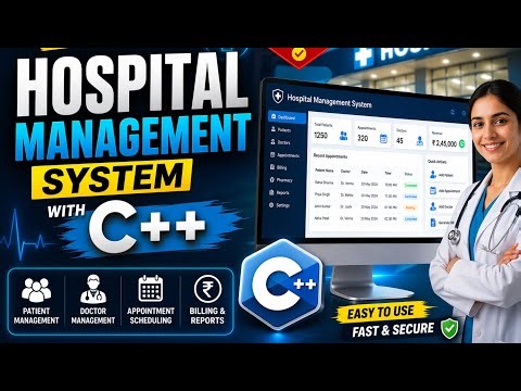 Hospital Management System with C++ |🔴Live: CodeWithLuffy | No Talk & Relaxing Music
