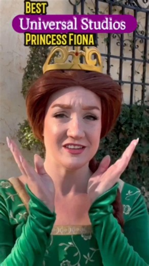 BEST! SHREK! FIONA! Meet and Greet! Universal Studios Florida! #shortvideo #shrek #universalstudios
