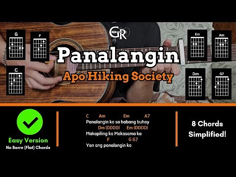 Panalangin - Apo Hiking Society | EASY! Guitar Tutorial (CHORDS, STRUMMING PATTERN & LYRICS)