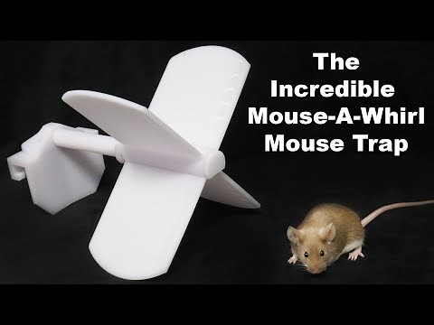 The Incredible Mouse-A-Whirl Spinning Mouse Trap Fills a Bucket With Mice. Mousetrap Monday