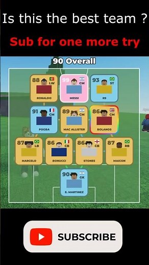 Build a soccer team - Roblox #roblox #football #soccer