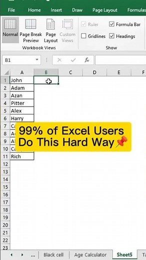 Don't Use Caps Lock—Use This Excel Formula!