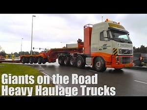 Gigants on the Road, Extreme Heavy Haulage Trucks. 9 axle+