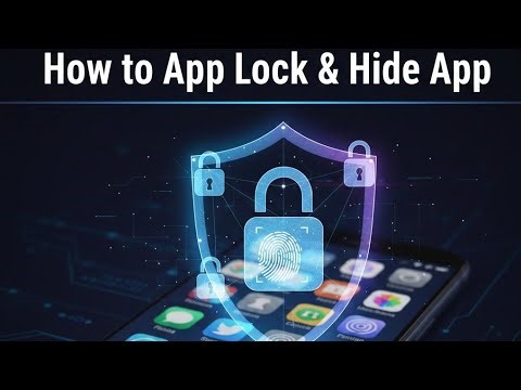 How to enable app lock on mobile | Enable App Lock And Hide Apps