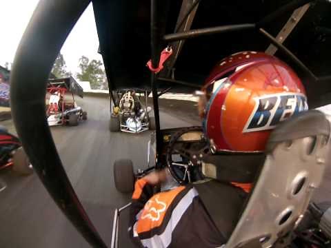 Cycleland Speedway Sportsman heat race Outlaw Karts 500cc