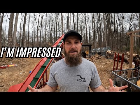 Testing the CHEAPEST Firewood Conveyor You Can Buy