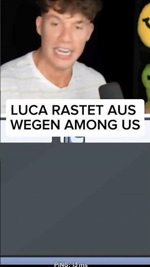 LUCA RASTET AUS WEGEN AMONG US 😂 #laserluca #LUCA #amongus