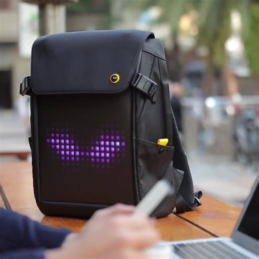 DIVOOM Pixoo M Backpack DIVOOM Pixoo M Backpack Men 13 Inch Waterproof School Backpack Laptop Bag Women'Daypack with 16 X 16 RGB