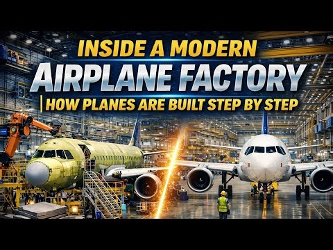 How to make a Bigggest Airplane In Factory A To Z Process Airplane Manufacturing Process