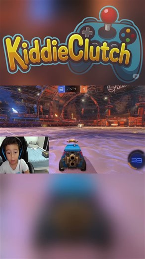 KiddieClutch RocketLeague Moment| 4-Year-Old KiddieClutch Goals Rocket League #Shorts #rocketleague