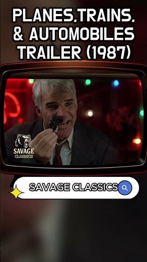 Planes, Trains and Automobiles (1987) — Classic Holiday Trailer ✈️🚗🦃 | Retro Movie Throwback #Shorts