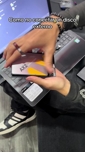 Cómo no conectar un disco duro externo