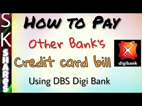 How to pay other bank credit card bill using Digi bank - DBS