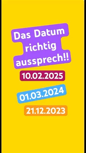 Kannst du dieses #Datum auf #Deutsch aussprechen?🤩 #viral #deutschacademy #shorts #virslshorts