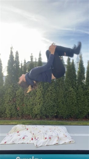 New skill#backflip on airtrack#gymnastics#viralvideo