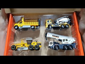 Ep 3 - Unboxing Matchbox Working Rigs 4-Pack! Construction Trucks 🚧🏗️