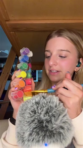 You look so beautiful, thank you bob ross! #asmr #facepaint #personalattentiontriggers #roleplay #tingle