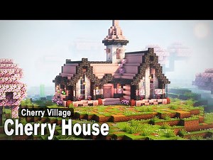 Minecraft: How to build a Cherry House | Cherry Village p.2