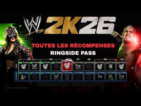 WWE 2k26 - All the RINGISDE PASS rewards