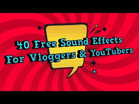 40 FREE Sound Effects for Vloggers | Funny Sound Effects for YouTubers | No Copyright Sound Effects
