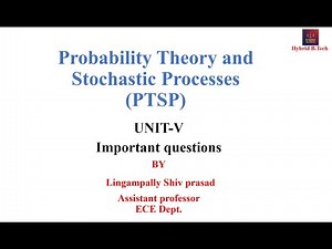 PTSP 5'th Unit Important Questions